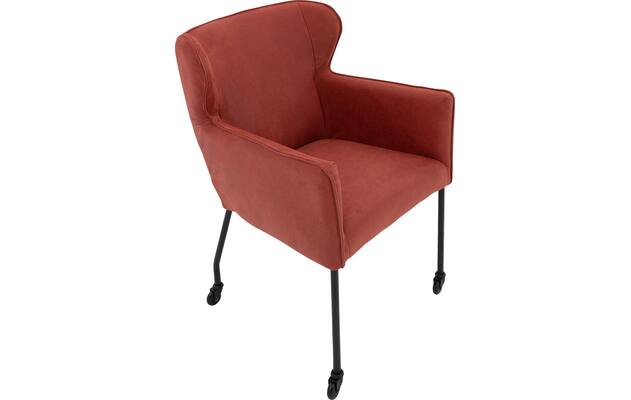 Goossens excellent eetkamerstoel leogang rood leer - 8218724-04