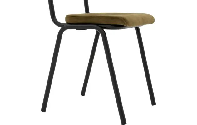 Goossens eetkamerstoel chaplin groen stof - 8219148-05