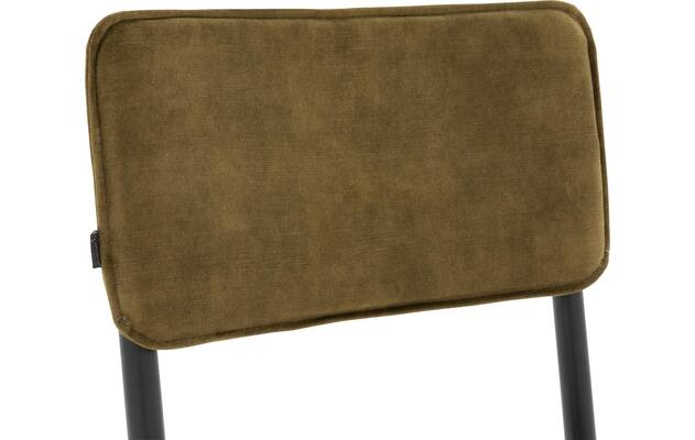 Goossens eetkamerstoel chaplin groen stof - 8219148-06