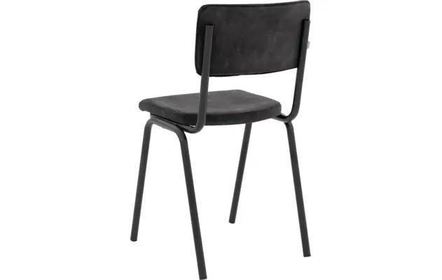 Goossens eetkamerstoel chaplin grijs stof - 8219149-03