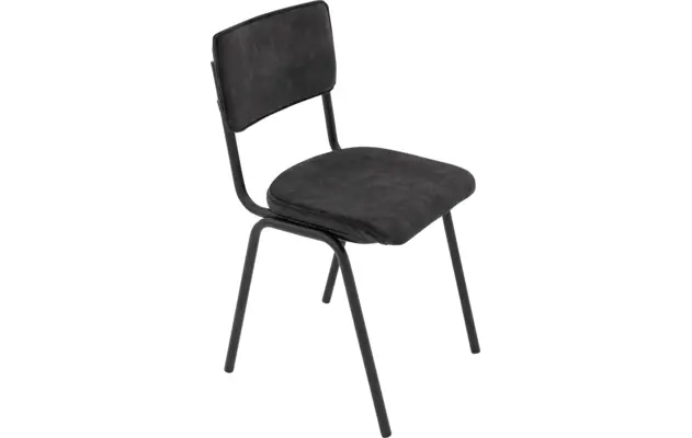 Goossens eetkamerstoel chaplin grijs stof - 8219149-04