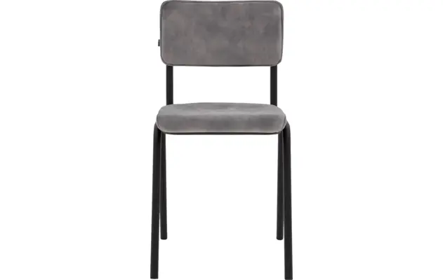 Goossens eetkamerstoel chaplin grijs stof - 8219150-01