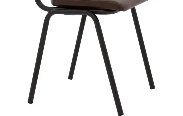 Goossens eetkamerstoel chaplin bruin leer - 8219155-05