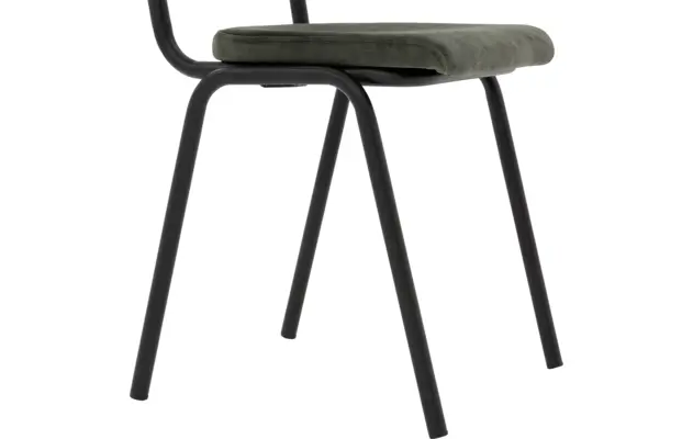 Goossens eetkamerstoel chaplin groen stof - 8219157-06