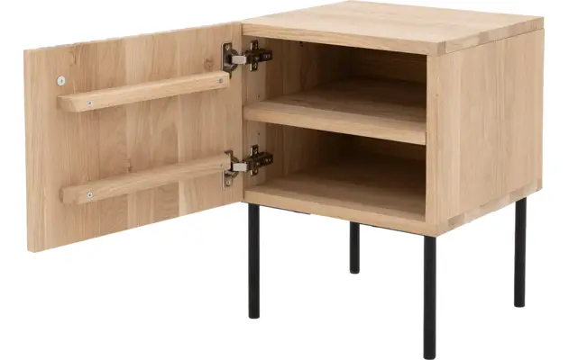 Goossens nachtkastje capelli onbewerkt eiken - 8219213-05