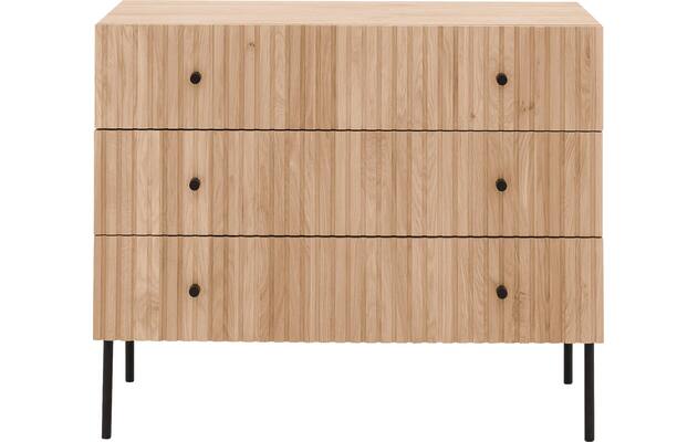 Goossens ladekast capelli onbewerkt eiken - 8219214-01