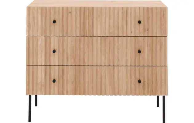 Goossens ladekast capelli onbewerkt eiken - 8219214-01