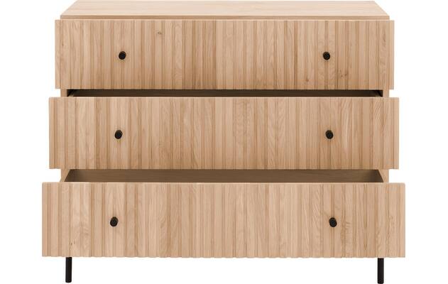 Goossens ladekast capelli onbewerkt eiken - 8219214-03