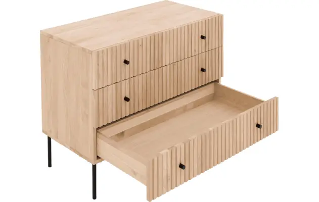 Goossens ladekast capelli onbewerkt eiken - 8219214-05
