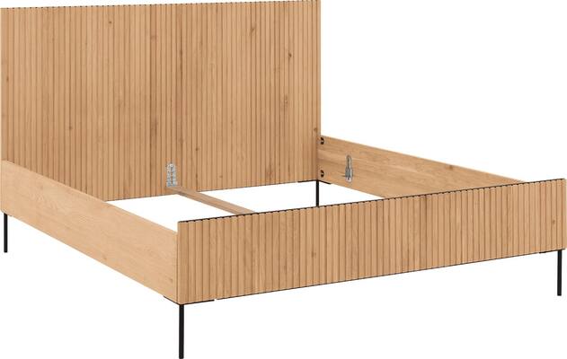 Goossens bedframe capelli blank eiken - 8219215-04