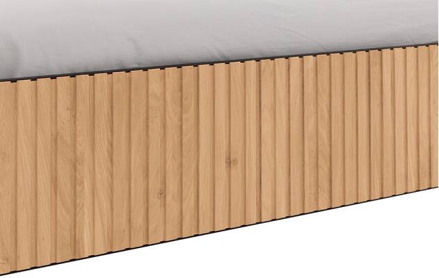 Goossens bedframe capelli blank eiken - 8219215-08