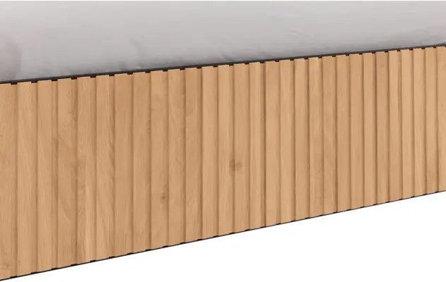 Goossens bedframe capelli blank eiken - 8219215-08