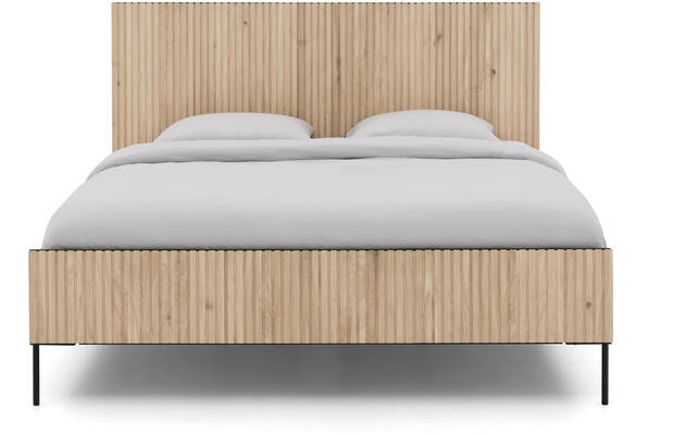 Goossens bedframe capelli wit eiken - 8219217-02