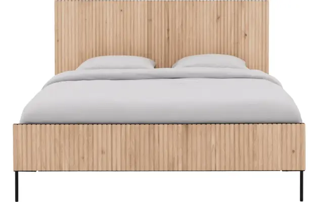 Goossens bedframe capelli wit eiken - 8219217-02