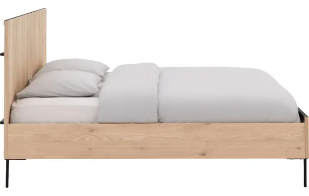 Goossens bedframe capelli wit eiken - 8219217-03