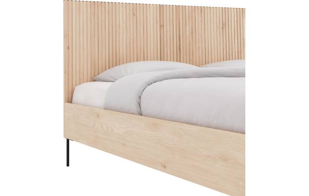 Goossens bedframe capelli wit eiken - 8219217-06