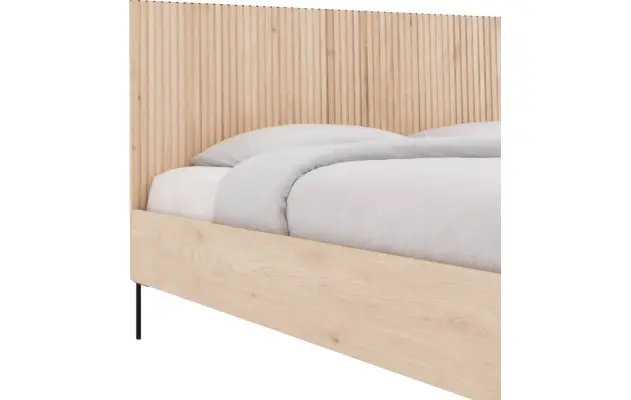 Goossens bedframe capelli wit eiken - 8219217-06