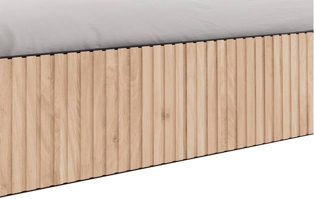 Goossens bedframe capelli wit eiken - 8219217-08