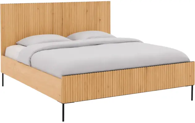 Goossens bedframe capelli blank eiken - 8219218-01
