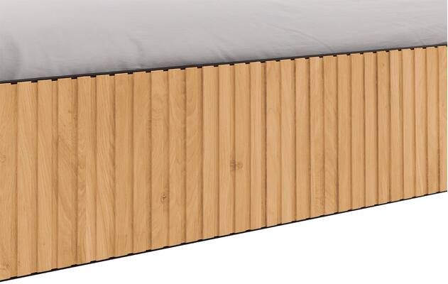 Goossens bedframe capelli blank eiken - 8219218-08