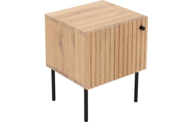 Goossens nachtkastje capelli wit eiken - 8219221-03