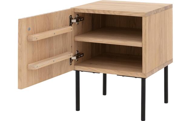 Goossens nachtkastje capelli wit eiken - 8219221-07