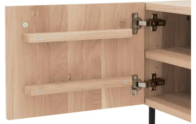 Goossens nachtkastje capelli wit eiken - 8219221-09