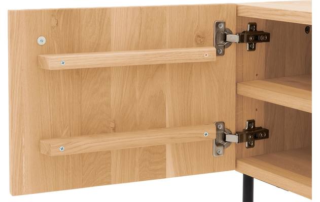Goossens nachtkastje capelli blank eiken - 8219222-09