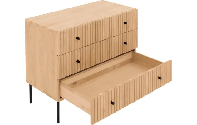 Goossens ladekast capelli blank eiken - 8219233-05