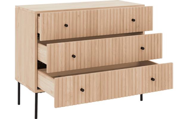 Goossens ladekast capelli wit eiken - 8219235-04-A