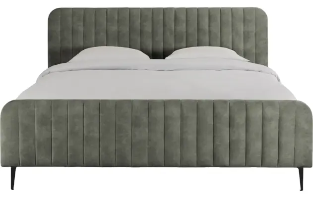 Goossens bedframe attent groen stof - 8219238-01