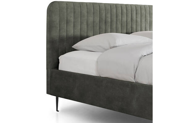 Goossens bedframe attent groen stof - 8219238-03