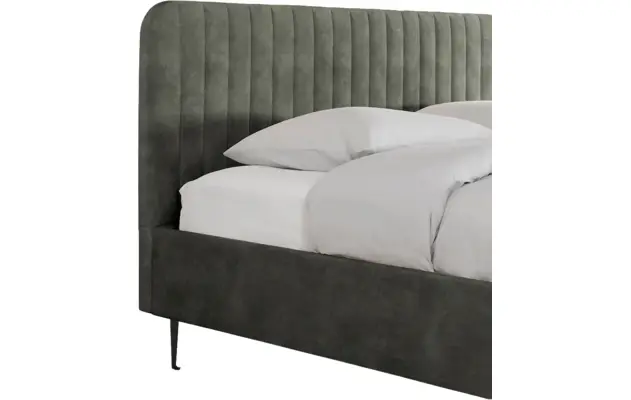 Goossens bedframe attent groen stof - 8219238-03