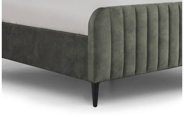 Goossens bedframe attent groen stof - 8219238-04
