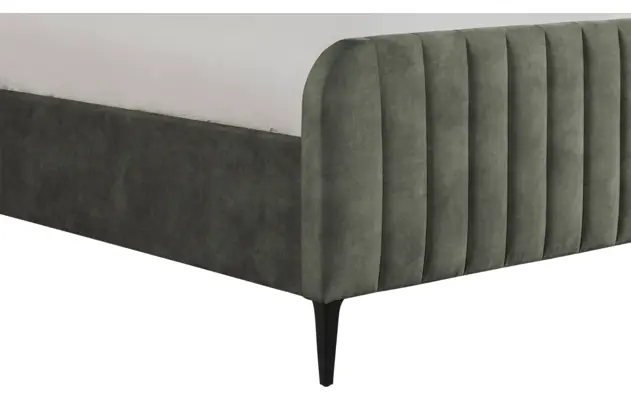 Goossens bedframe attent groen stof - 8219238-04