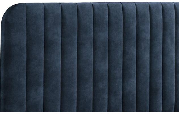 Goossens bedframe attent blauw stof - 8219239-06