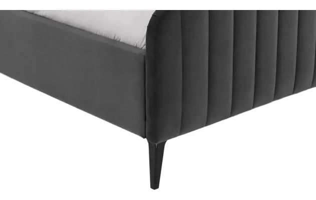 Goossens bedframe attent grijs stof - 8219240-07-A