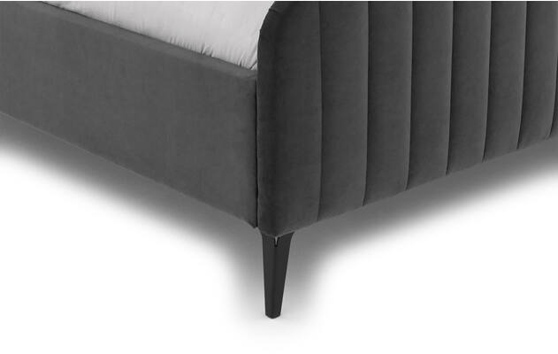 Goossens bedframe attent grijs stof - 8219240-07