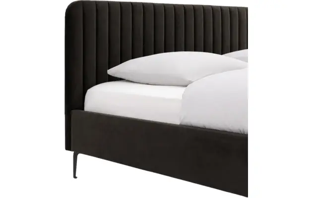 Goossens bedframe attent bruin stof - 8219241-06