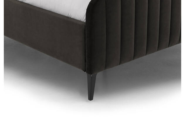 Goossens bedframe attent bruin stof - 8219241-07-A