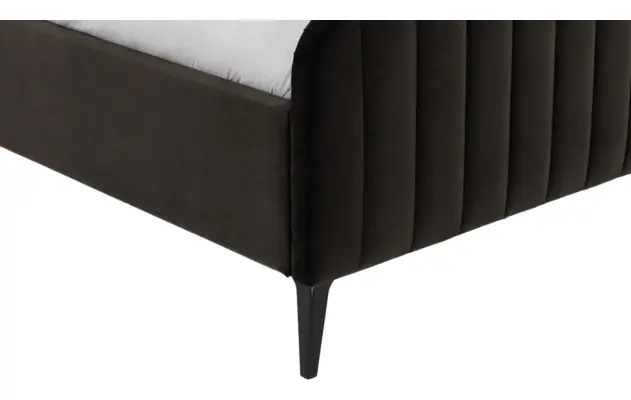 Goossens bedframe attent bruin stof - 8219241-07-A