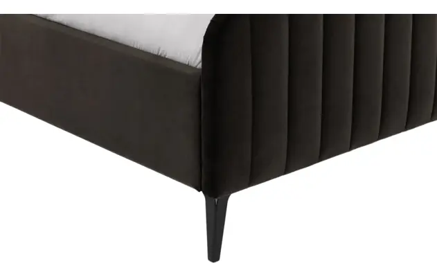 Goossens bedframe attent bruin stof - 8219241-07