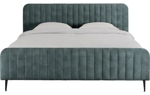 Goossens bedframe attent blauw stof - 8219243-01