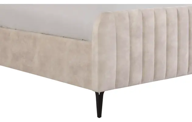 Goossens bedframe attent beige stof - 8219244-05a