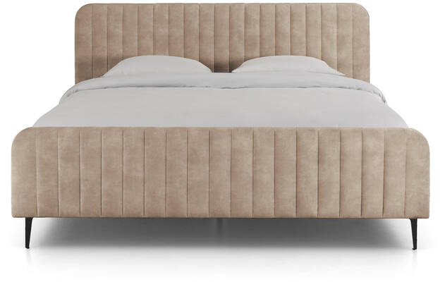 Goossens bedframe attent bruin stof - 8219246-01