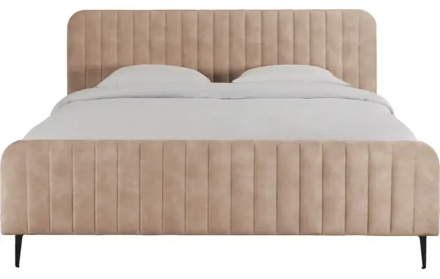 Goossens bedframe attent bruin stof - 8219246-01