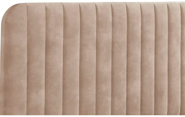 Goossens bedframe attent bruin stof - 8219246-06
