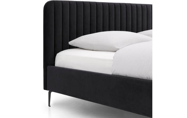 Goossens bedframe attent grijs stof - 8219248-06-A