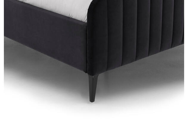 Goossens bedframe attent grijs stof - 8219248-07-A
