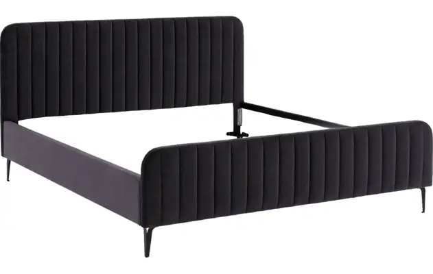 Goossens bedframe attent grijs stof - 8219248-08